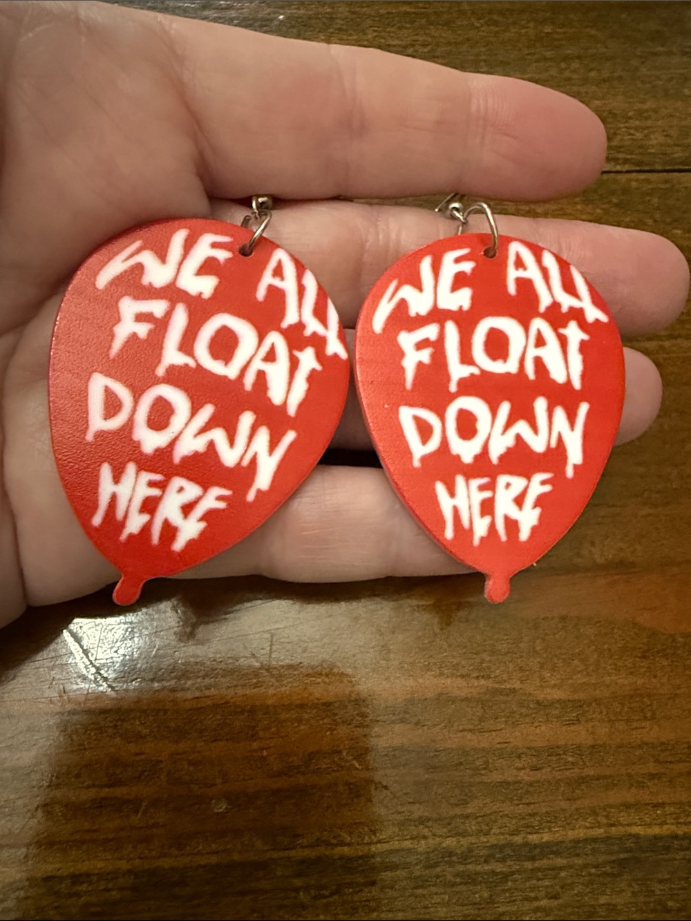We all float down here earrings - Picture 1 of 2